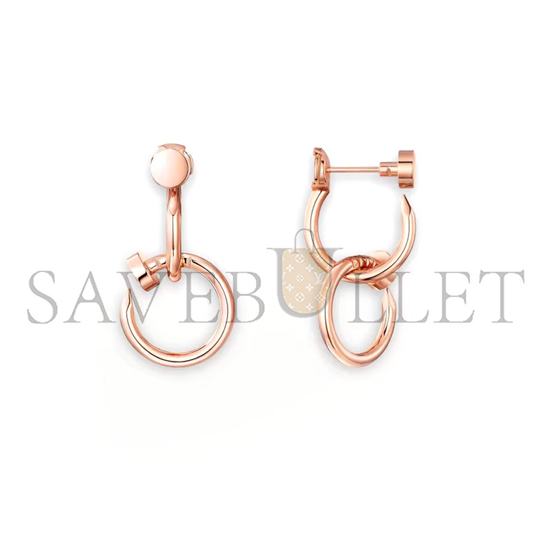 CARTIER JUSTE UN CLOU EARRINGS DOUBLE B8301527